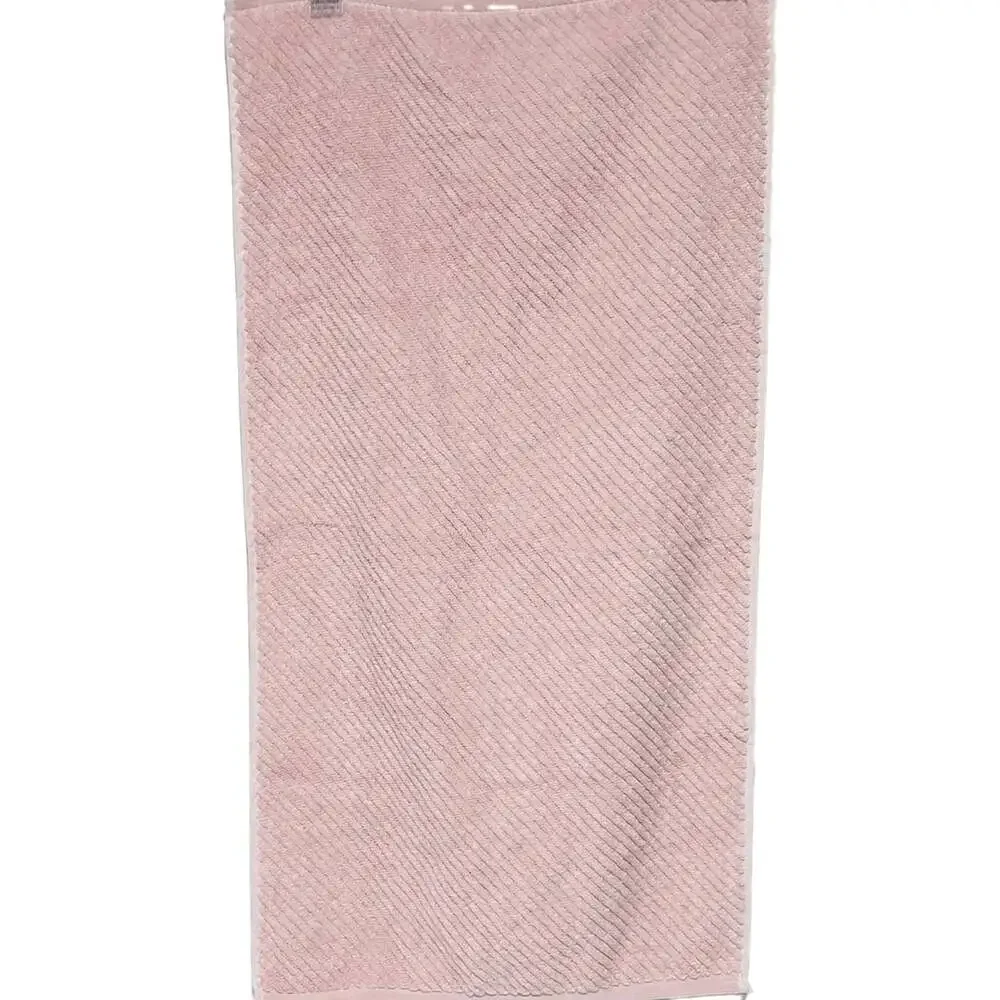Ecoexistence Hand Towel NWT Pink Fluffy Soft Cotton 16